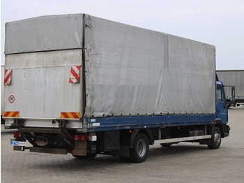 Caminhão com lona MAN LE 12.220, EURO 3, HYDRAULIC FRONT, TIRES 80%: foto 4