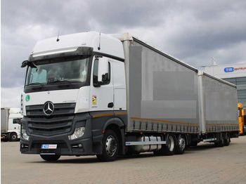 Caminhão com lona MERCEDES-BENZ Actros 2542