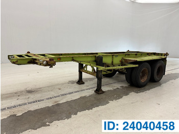 Semireboque transportador de contêineres/ Caixa móvel VAN HOOL 20'