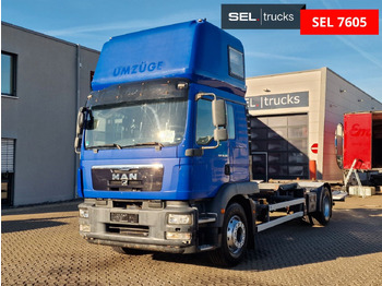 Caminhão transportador de contêineres/ Caixa móvel MAN TGM 18.340