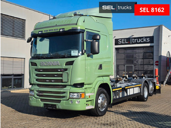 Caminhão transportador de contêineres/ Caixa móvel SCANIA R 450