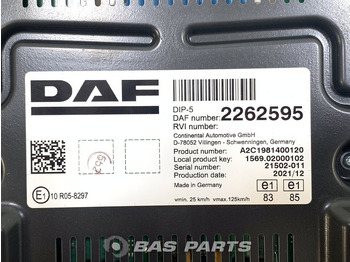 Painel de instrumentos de Caminhão DAF CF Euro 6: foto 3