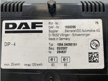Painel de instrumentos de Caminhão DAF XF105: foto 3
