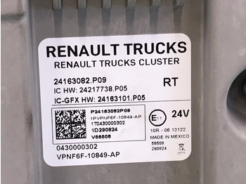 Painel de instrumentos de Caminhão Renault T-Serie Evolution: foto 3