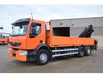 Camião de caixa aberta/ Plataforma RENAULT Premium 410