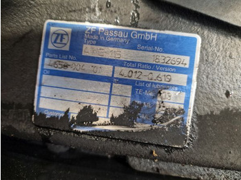 Caixa de câmbio ZF Industrial  4WG-115 Gearbox: foto 2