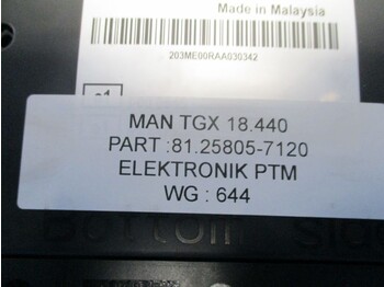 Sistema elétrico de Caminhão MAN 81.25805-7120 PTM MODULE MAN TGX TGS EURO 6: foto 2
