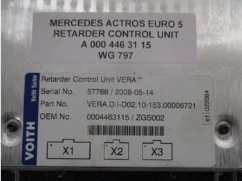 Sistema elétrico de Caminhão Mercedes-Benz ACTROS A 000 446 31 15 RETARDER CONTROL UNIT: foto 2