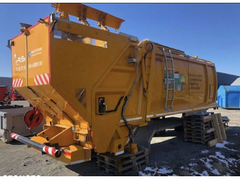 Caixa móvel para caminhão de lixo