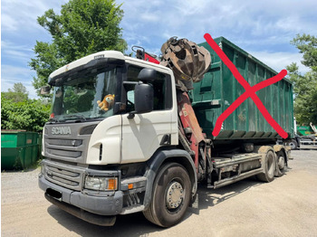 Caminhão transportador de contêineres/ Caixa móvel SCANIA P 410