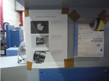 Máquina de impressão Flat pile feeder MBO F 76 Solo with independent drive for max. format of 72 x 102 cm and Cutting unit Herzog and Heymann H&H N 381 with Technifold Creasing tools: foto 4