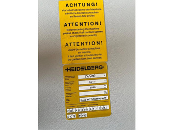 Máquina de dobrar papel Heidelberg Stahlfolder MCT-DCT500-MCT coupling module: foto 2 Máquina de dobrar papel Heidelberg Stahlfolder MCT-DCT500-MCT coupling module: foto 2