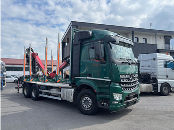 Caminhão florestal, Caminhão grua Mercedes-Benz Arocs 6x4/Kran Cranab TZ 12.2: foto 5