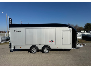 Reboque transporte de veículos nuevo DEBON Debon C2000 - zamknięta przyczepa do przewozu aut, 550 x 215 cm, 3500kg, felgi ALU, wciągarka elektryczna: foto 3