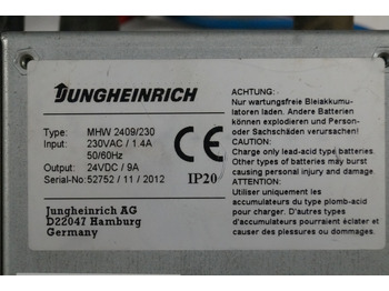 Bateria automotiva de Equipamento de movimentação Jungheinrich 50461442 | Charger build in 24V/9A gel for EMC110 sn. 52752/11/2012 Charger build in 24V/9A gel for EMC110 sn. 52752/11/2012: foto 2 Bateria automotiva de Equipamento de movimentação Jungheinrich 50461442 | Charger build in 24V/9A gel for EMC110 sn. 52752/11/2012 Charger build in 24V/9A gel for EMC110 sn. 52752/11/2012: foto 2