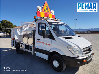 Caminhão com plataforma aérea MERCEDES-BENZ 516 CDI CESTA ELEVADORA, 160 cv: foto 4