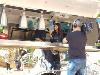 Roulote bar para transporte de alimentos nuevo Yowon customized concession food trailer catering cart: foto 2