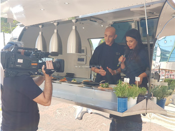 Roulote bar para transporte de alimentos nuevo Yowon customized concession food trailer catering cart: foto 3