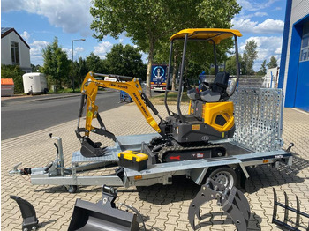 Mini escavadeira Minibagger BK1000JS + Tieflader + Zubehör *HERBSTAKTION*INKL.19% MWST*BERGER KRAUS*SOFORT!*: foto 4
