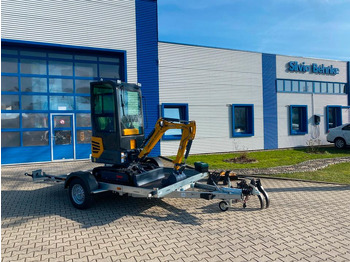 Mini escavadeira, Reboque Minibagger BK950KS + Anhänger + Zubehör *INKL.19% MWST*BERGER KRAUS*KABINE*SOFORT!*: foto 4