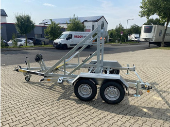 Reboque para bobinas Vermietung / Kabelanhänger 3500KG / Nutzlast 2825KG / Kabeltrommel-Anhänger / Glasfaser/ 1 Monat: foto 4