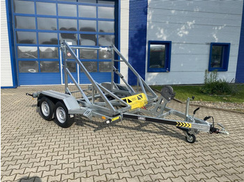 Reboque para bobinas Vermietung / Kabelanhänger 3500KG / Nutzlast 2825KG / Kabeltrommel-Anhänger / Glasfaser/ 1 Monat: foto 2