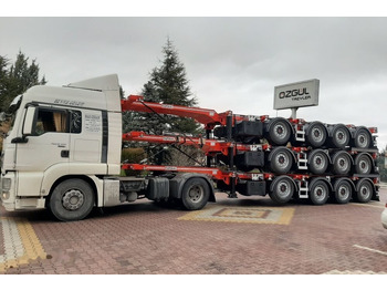 Semireboque transportador de contêineres/ Caixa móvel ÖZGÜL