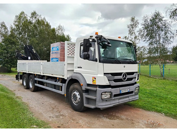 Camião de caixa aberta/ Plataforma, Caminhão grua Mercedes-Benz ACTROS 2633: foto 2 Camião de caixa aberta/ Plataforma, Caminhão grua Mercedes-Benz ACTROS 2633: foto 2