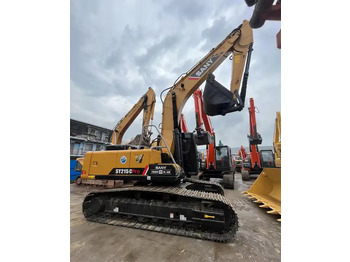 Escavadora de rastos Used digger second Hand 20 ton Excavator Sany 215cpro Crawler Excavator on sale: foto 5