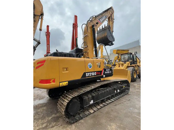 Escavadora de rastos Used digger second Hand 20 ton Excavator Sany 215cpro Crawler Excavator on sale: foto 4
