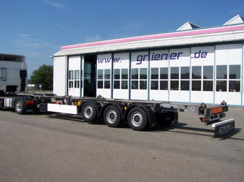 Semireboque transportador de contêineres/ Caixa móvel Schmitz SCF CONTAINERCHASSIS 20/30/40/45 HC liftachse: foto 1