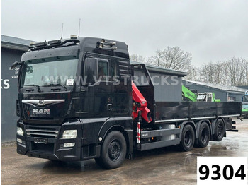 Camião de caixa aberta/ Plataforma MAN TGX 35.460 8x4-4 BL Pritsche+HMF 1920K Ladekran: foto 1
