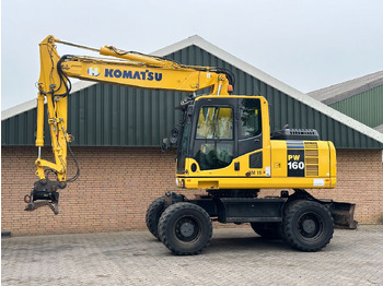 Escavadeira de rodas KOMATSU PW160