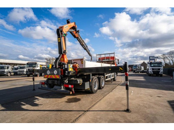 Camião de caixa aberta/ Plataforma, Caminhão grua Renault KERAX 380 DXI-6X4+PK 18 T/M-4xHYDR.: foto 4