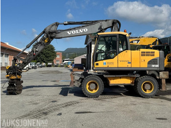 Escavadeira 2011 Volvo EW160C hjulgraver / Tiltrotator: foto 2