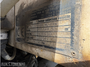Caminhão de lixo 2014 Volvo FM 420 renovasjonsbil med 2-kammers løsning: foto 5