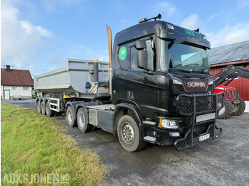 Tractor 2021 Scania R650 V8 6x4 Trekkvogn m/maur tippsemi: foto 3
