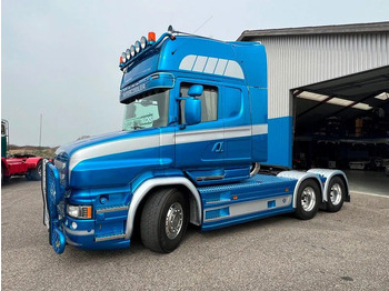 Tractor Scania T520 V8 Speciel interior. Air / Air suspension. Opticruise / Retarder .PTO on Engine and gearbox. New Hydr. system.: foto 4
