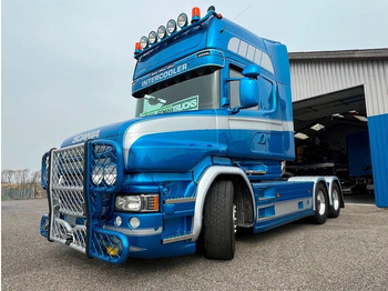 Tractor Scania T520 V8 Speciel interior. Air / Air suspension. Opticruise / Retarder .PTO on Engine and gearbox. New Hydr. system.: foto 3