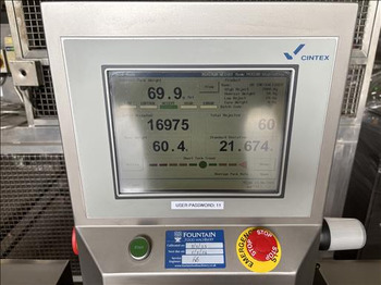 Equipamento de processamento de alimentos Cintex CS4000 Metal detector checkweigher: foto 5