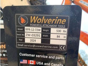 Equipamento de Máquina de construção Wolverine RPR-12-72W: foto 4 Equipamento de Máquina de construção Wolverine RPR-12-72W: foto 4