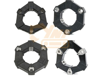 Embreagem e peças YNF 8A 8AS Excavator Hydraulic Flexible Coupling CF-A-008-S0 CF-A-008-O0 Rubber Coupling: foto 3