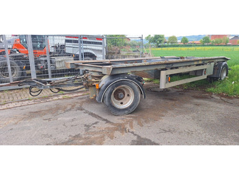 Reboque transportador de contêineres/ Caixa móvel HÜFFERMANN