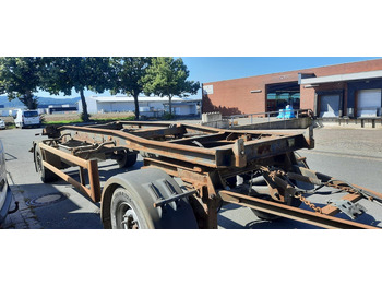 Reboque transportador de contêineres/ Caixa móvel HÜFFERMANN