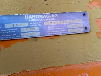 Carregadeira de rodas HANOMAG