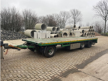 Reboque plataforma/ Caixa aberta DRACO Uitschuifbare aanhangwagen 700 - 1030 laadvloer: foto 2