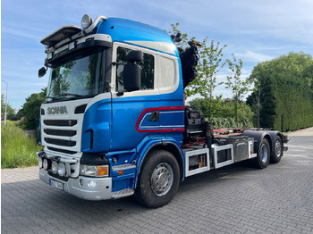 Caminhão transportador de contêineres/ Caixa móvel SCANIA R 480
