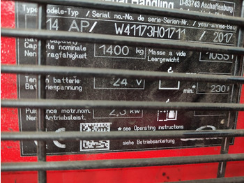 Stacker Linde L14APi: foto 5