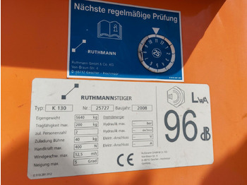 Caminhão com plataforma aérea Mercedes-Benz VARIO 816D 4x4 HUB Steiger Ruthmann K130: foto 2 Caminhão com plataforma aérea Mercedes-Benz VARIO 816D 4x4 HUB Steiger Ruthmann K130: foto 2