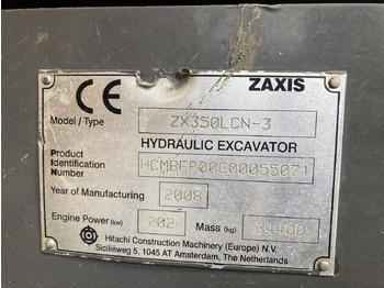 Escavadora de rastos HITACHI ZX350